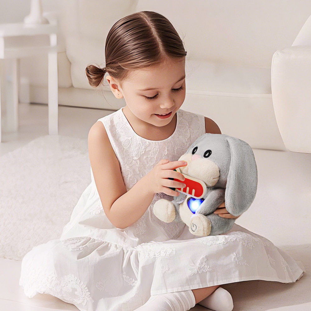 TopBright - Pretend Play Pet Care Kit - Interactive Bunny with Sound & Lights - Image 3