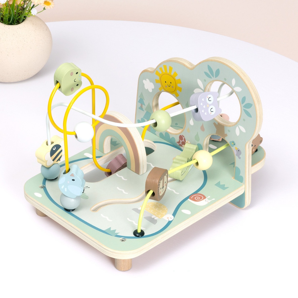 TookyToy - Forest Bead Maze - Wooden Fine Motor Activity Toy - Image 5