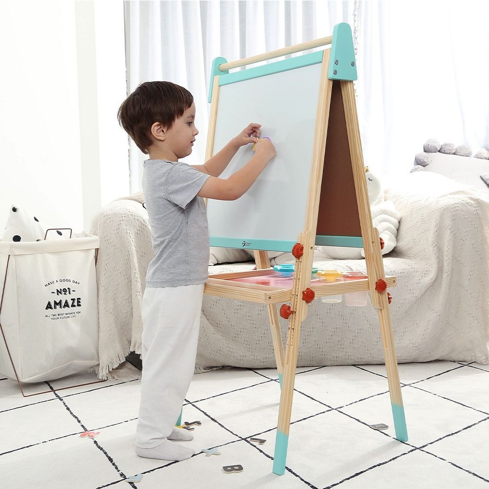 Classic World - Multi-Functional Art Easel & Blackboard - 54 x 45 x 113cm - Image 2