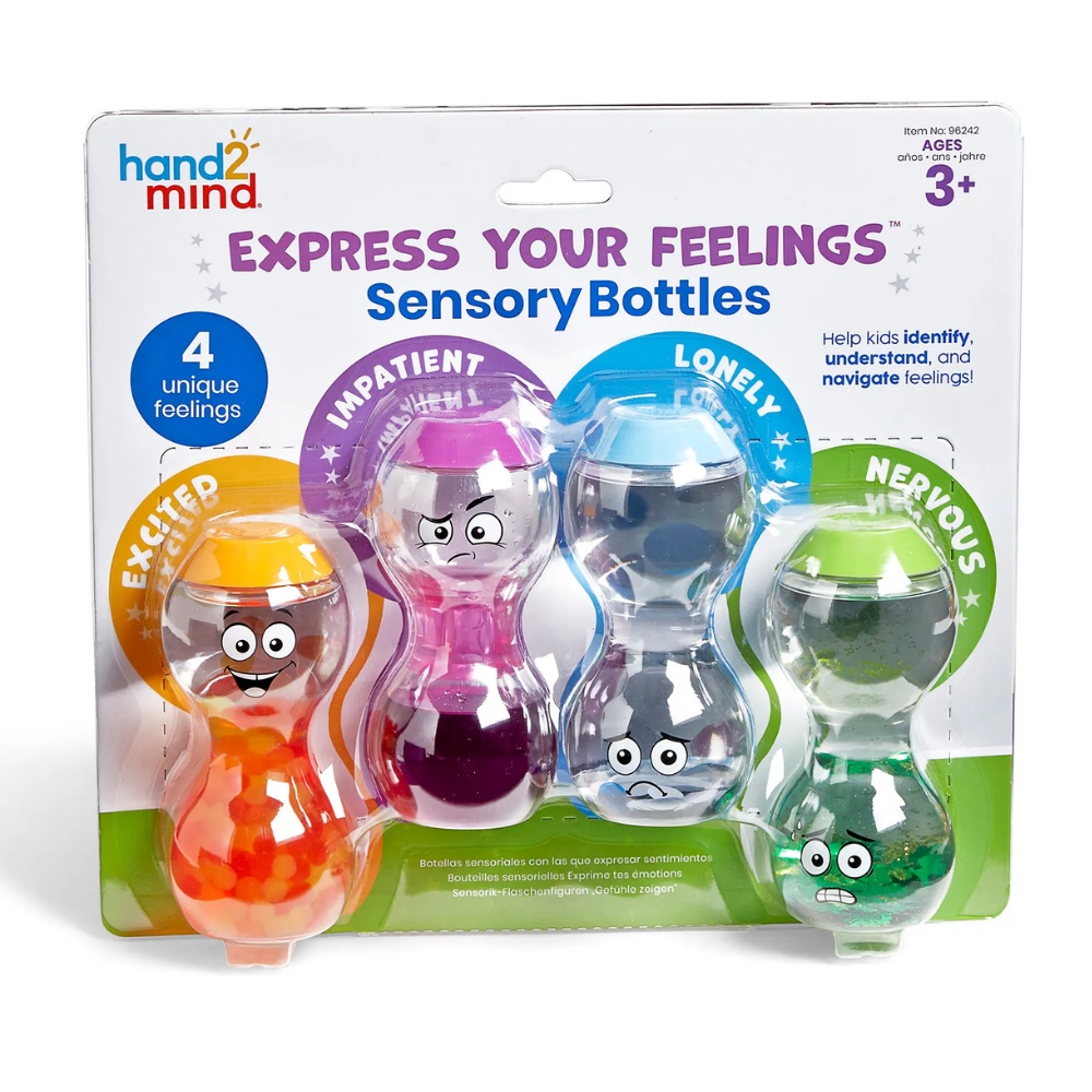 Hand2Mind - Express Your Feelings™ Sensory Bottles - Excited, Nervous, Lonely, and Impatient - Image 10