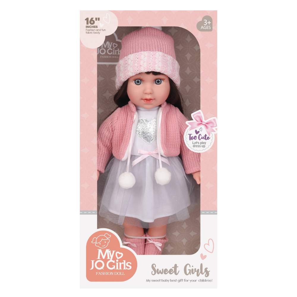 Fashion Doll - Esther - Dress, Beanie & Shoes - 40cm-** - Image 5
