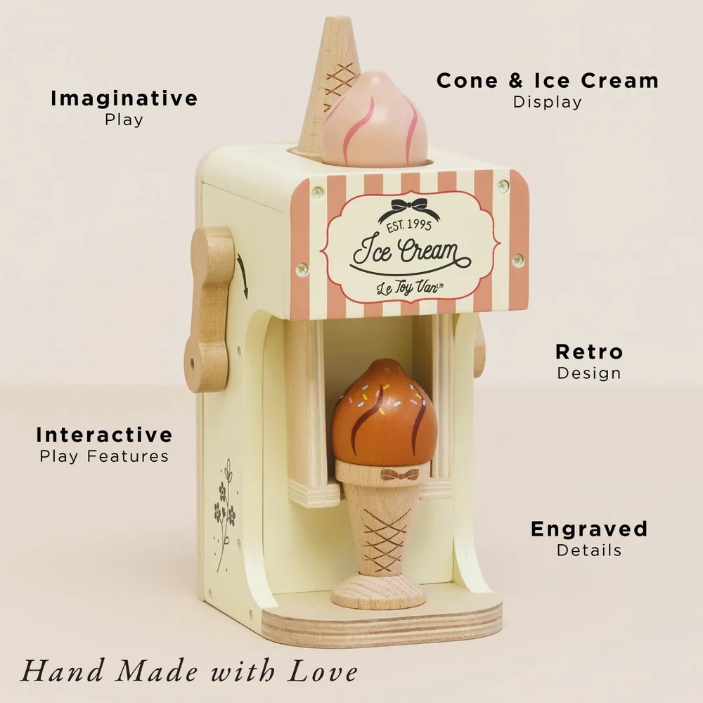 Le Toy Van - Ice Cream Machine & Play Food Cones - Image 2