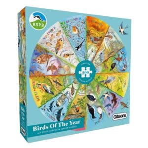 Gibsons - RSPB: Birds of the Year - 500 Piece Circular Jigsaw Puzzle