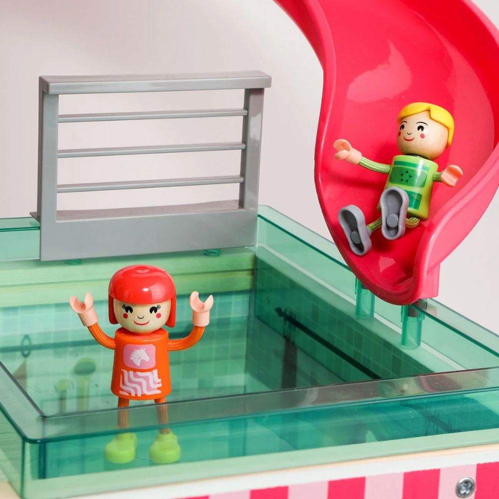 TopBright - Modern Doll House - Fully Furnished with Lights & Sounds - 80 x 25 x 75 cm - 20pcs-** - Image 4