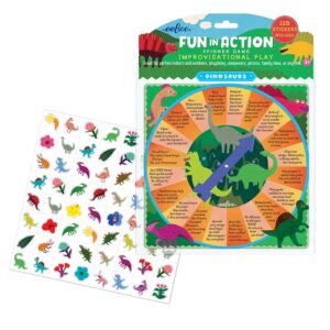 eeBoo - Dinosaur Fun in Action Spinner Game -**