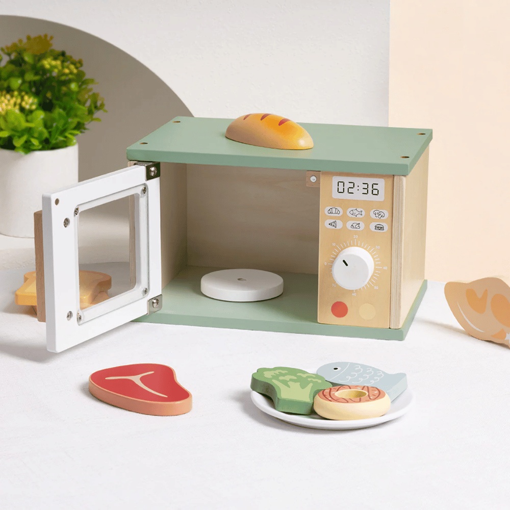 TookyToy - Pretend Play Microwave Oven Toy Set - Image 5