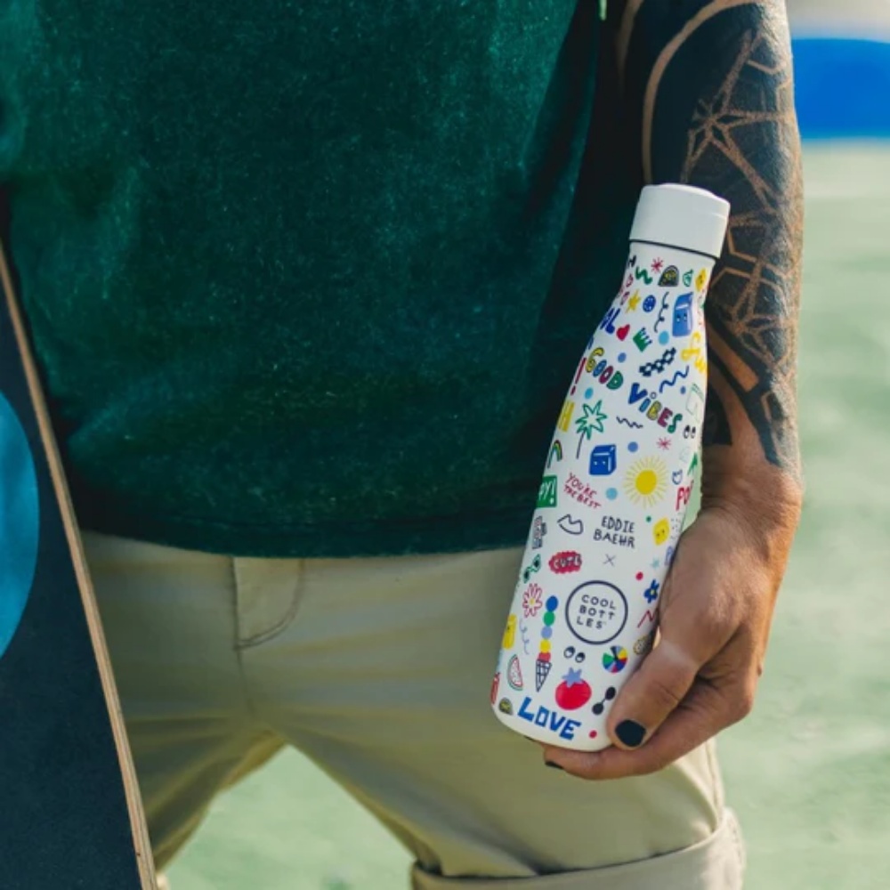 Cool Bottles - Triple-Insulated Water Bottle - Good Vibes 500ml - Image 2