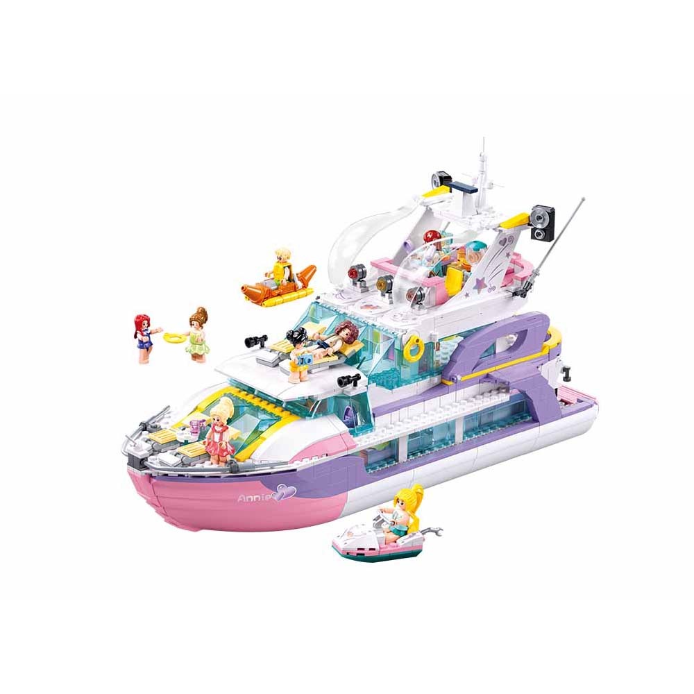 Sluban Building Set: Girls Dream - Yacht - 1108pcs - Image 2