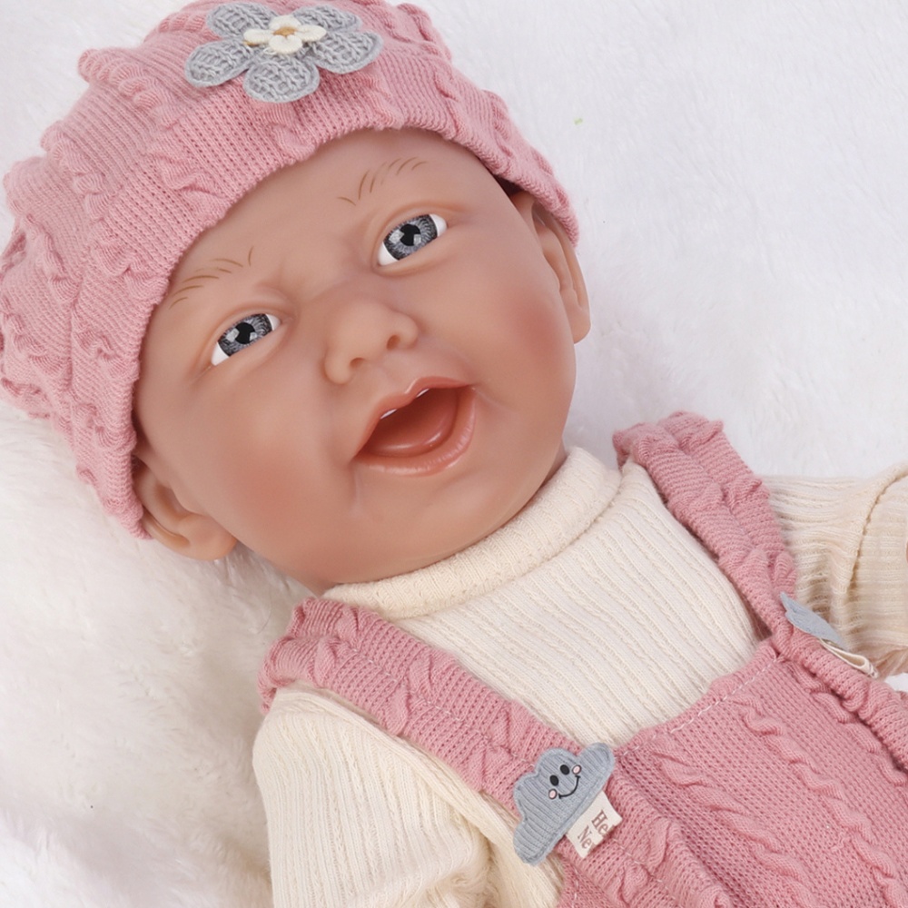 Baby Doll with Vinyl Body, Clothing, Pacifier & Rattle - 40cm - Image 3