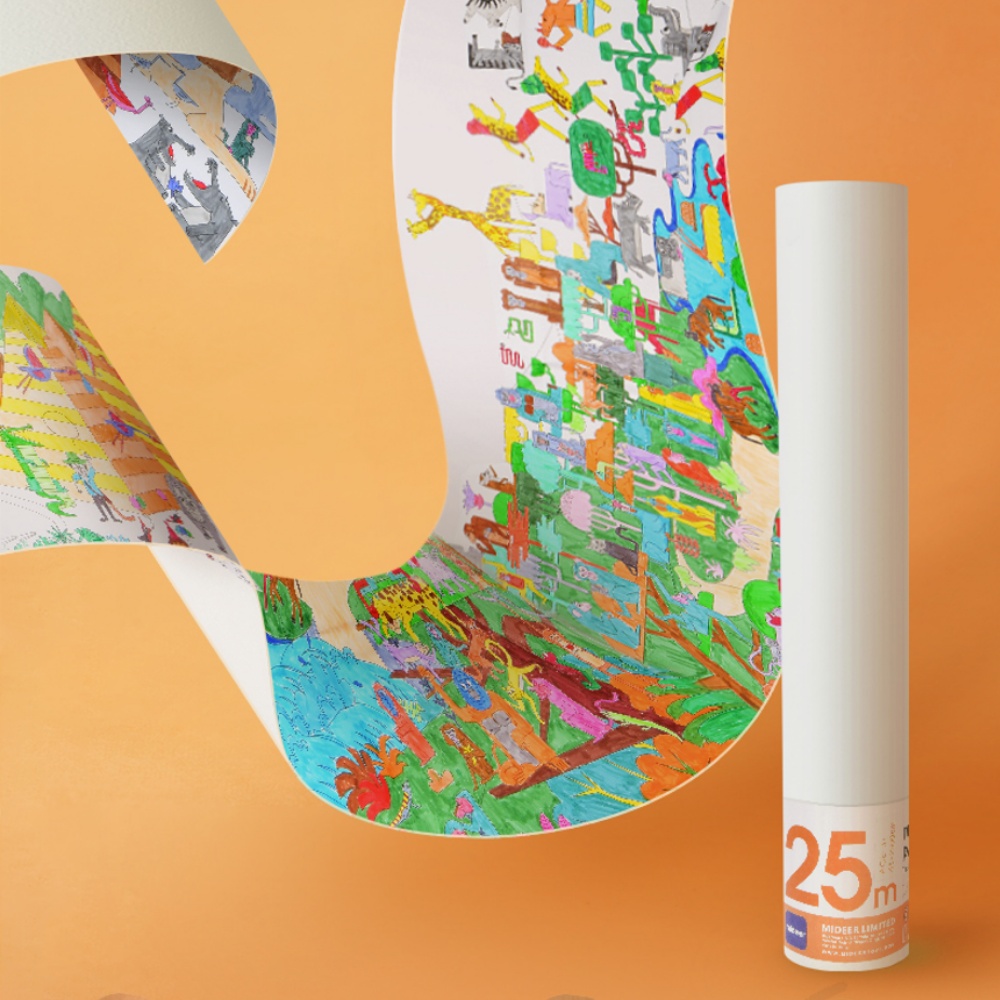 Mideer - Painting Paper Roll: 25m - Image 2