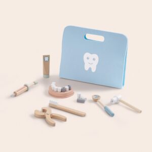 TookyToy - Pretend Play Little Dentist Play Set with Carry Case