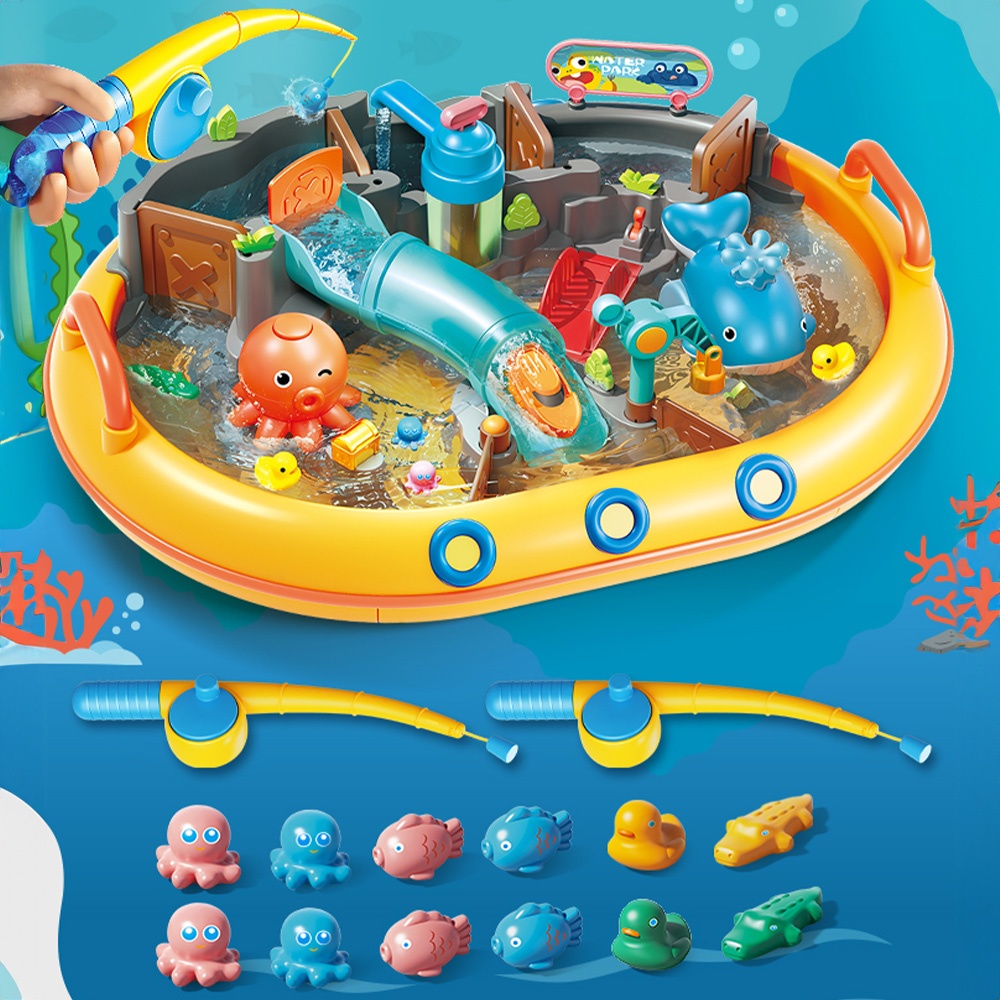 Feelo - Fishing Game Water Park Set - 29 Pieces-** - Image 3