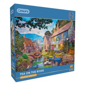 Gibsons - Tea on the River - 500 Piece Jigsaw Puzzle