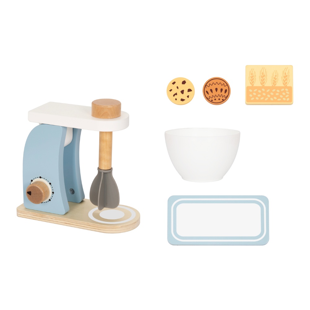 hi Pando - Pretend & Play - Wooden Baking Mixer Set - 6pcs - Image 3