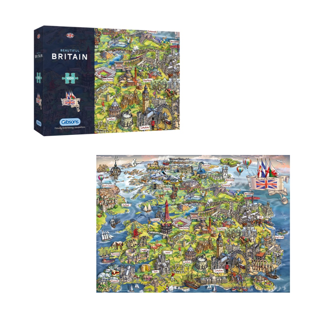 Gibsons - Beautiful Britain - 1000 Piece Jigsaw Puzzle - Image 5
