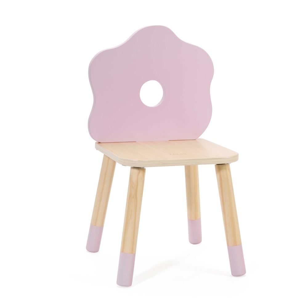 Classic World - Grace Table & Chair Set - 5 Pieces - 2x Lemon 2x Flower - Image 9