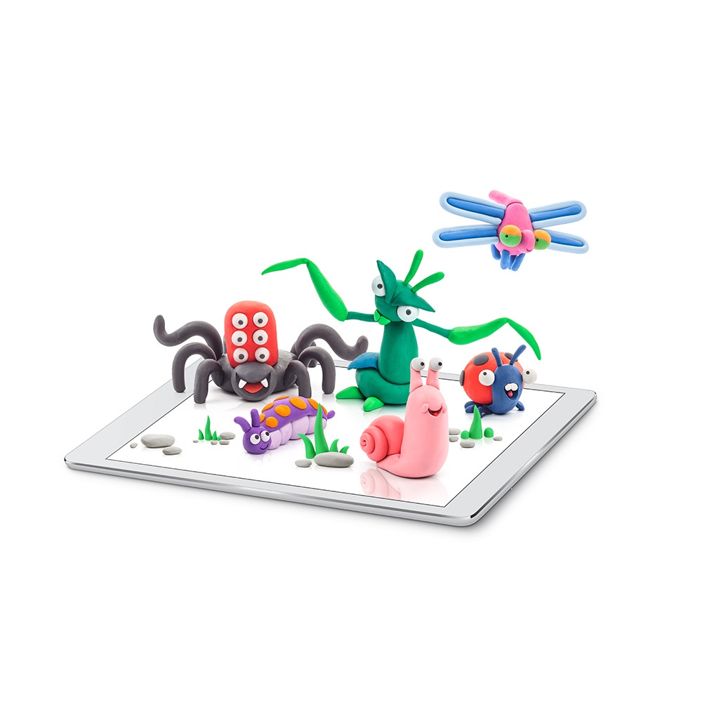 Hey Clay - Modelling Air-Dry Clay with Fun Interactive App - Mantis, series Bugs, 3 cans - Image 6