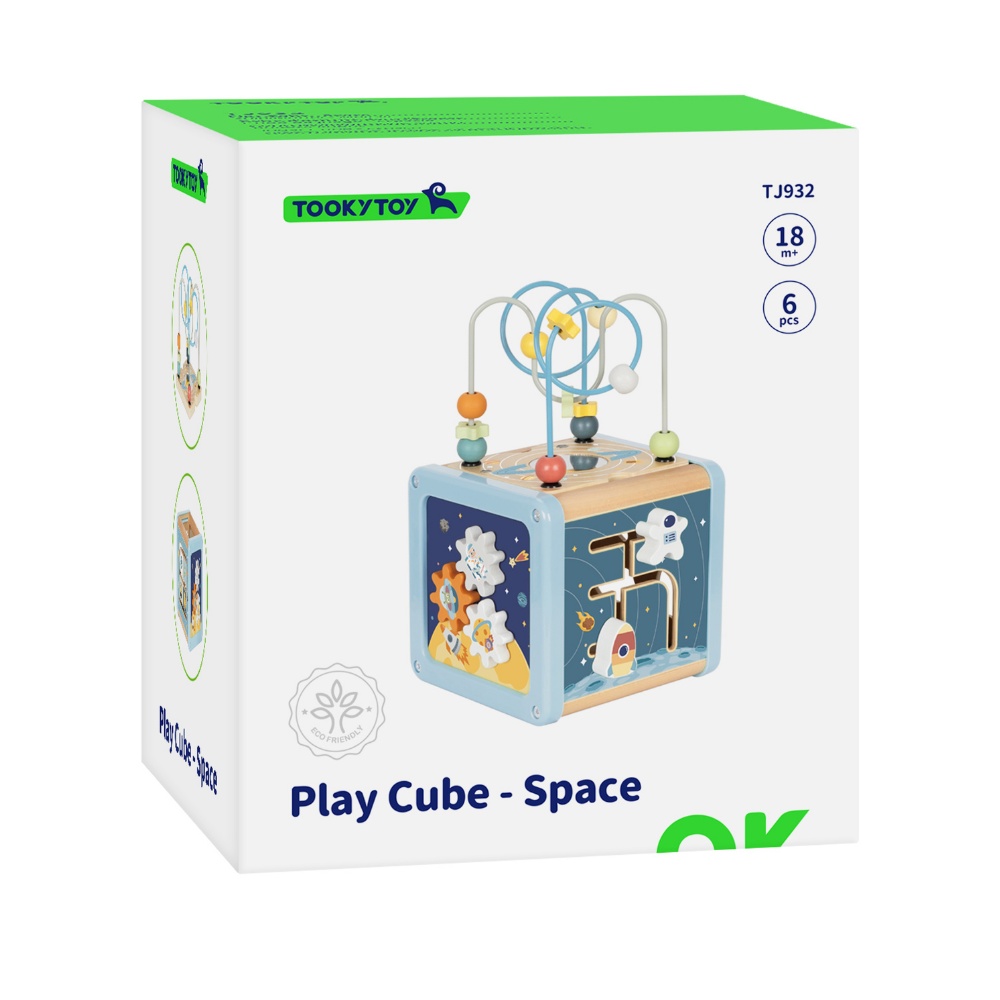 TookyToy - Space Play Cube Activity Toy - Image 7