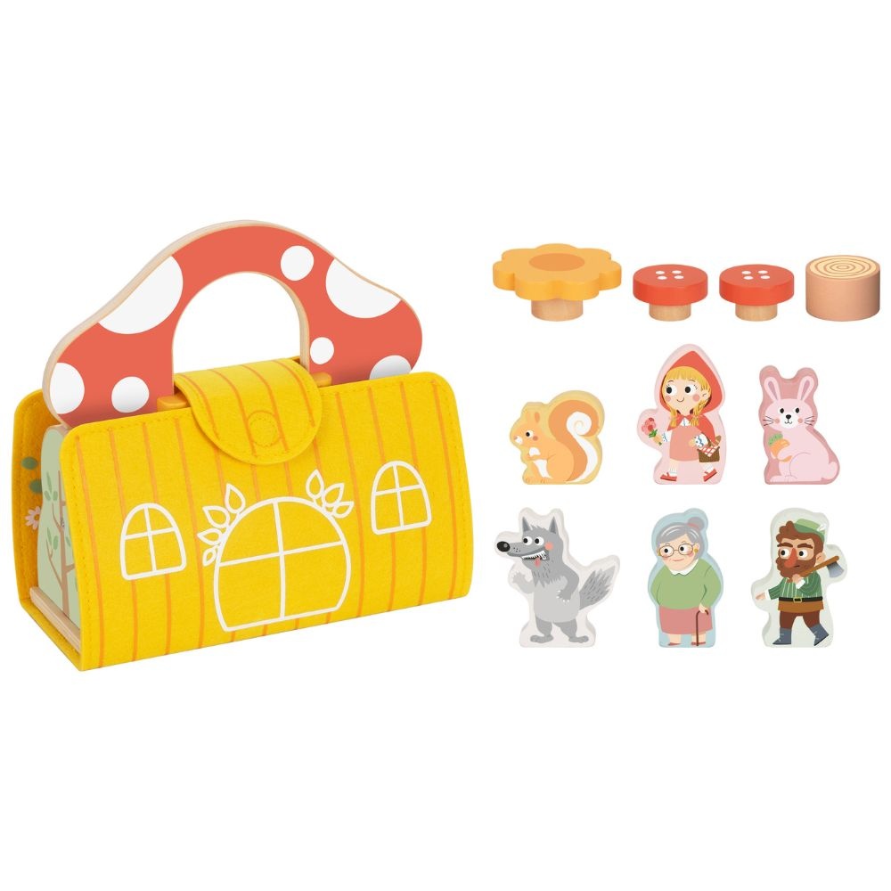 TookyToy - Little Red Riding Hood Story Box Play Set - Image 4