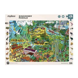 Mideer - Big World Small World Amazon-Themed Discovery Puzzle: 70 Pieces
