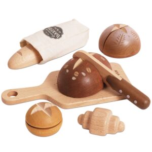 Le Toy Van - Wooden Artisan Bread & Knife Set - 12pcs