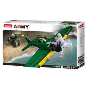 Sluban Building Set: WWII - A6M Zero Fighter Jet - 532pcs