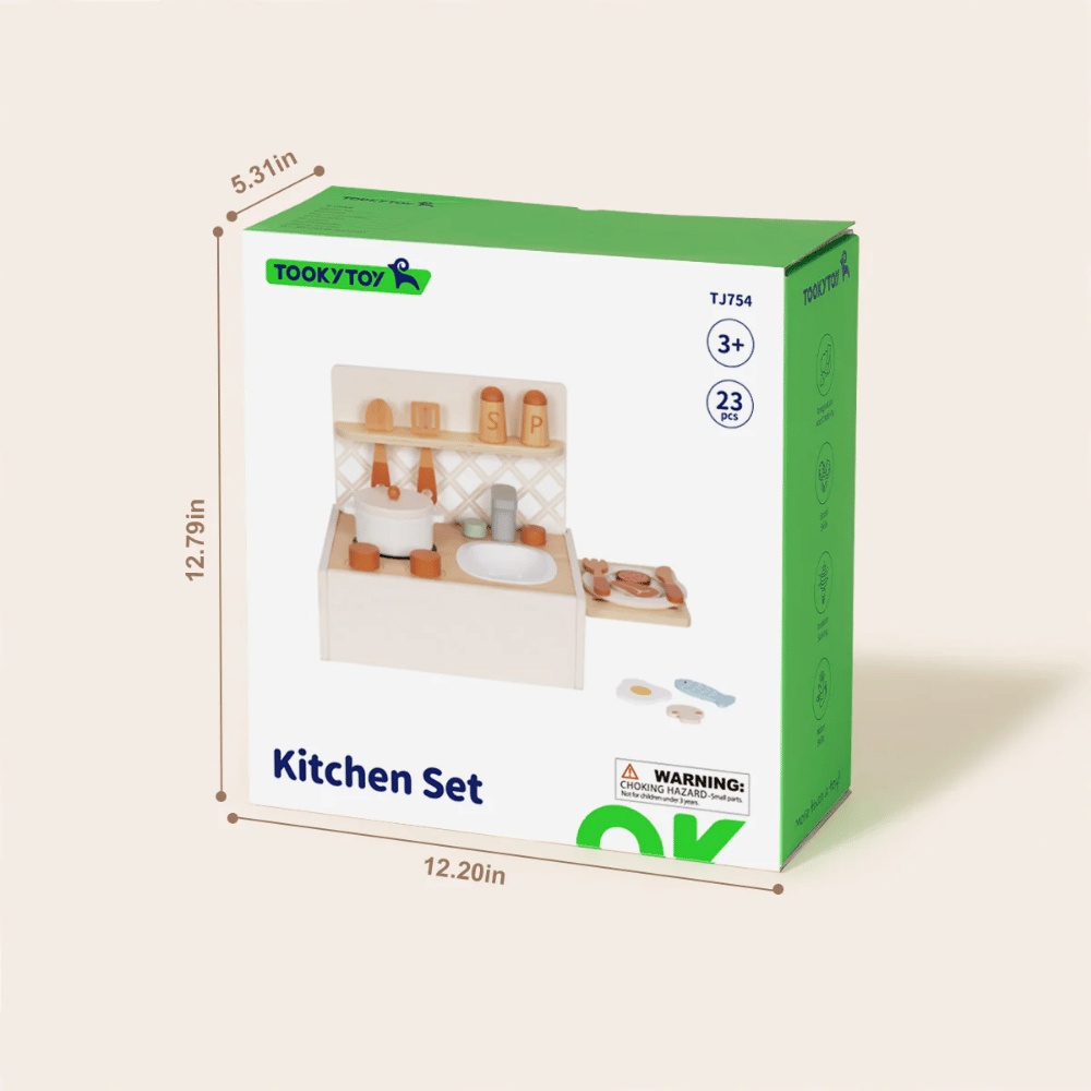 TookyToy - Pretend Play Kitchenware & Cooking Toy Playset - Image 9