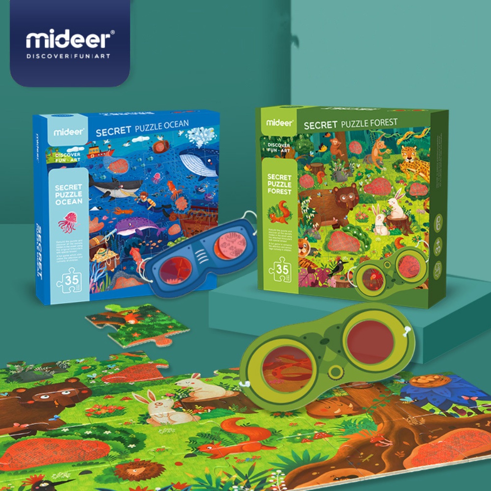 Mideer - Puzzle Secret - Forest - 35pcs - Image 9