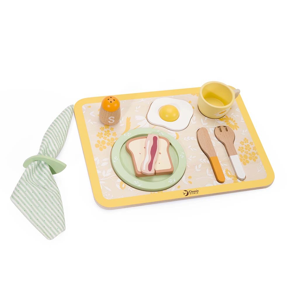 Classic World - Pretend & Play - Vintage Breakfast Tray