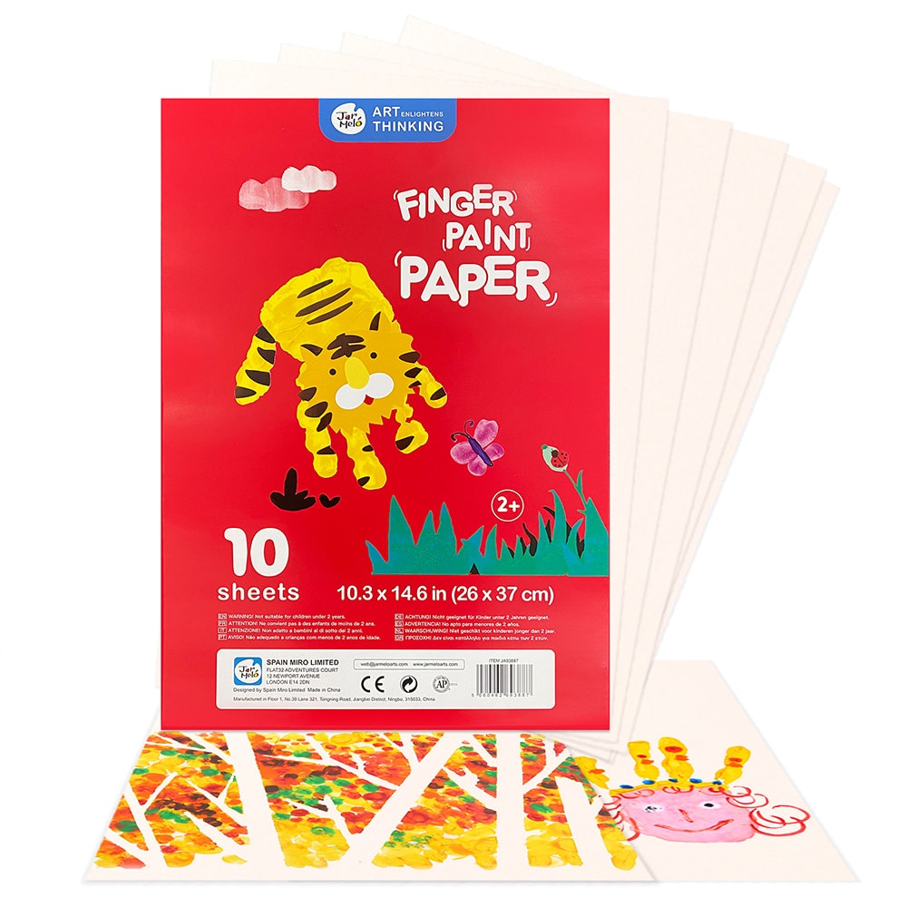 Jar Meló - Finger Paint Art Paper - 10 Sheets - 26x37 cm - Image 3
