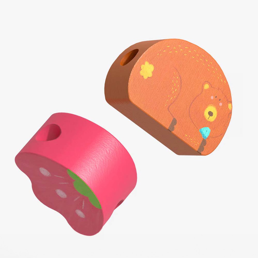 Mideer - Fine Motor Lacing Forest Animals Set - Threading Activity for Kids - Image 3