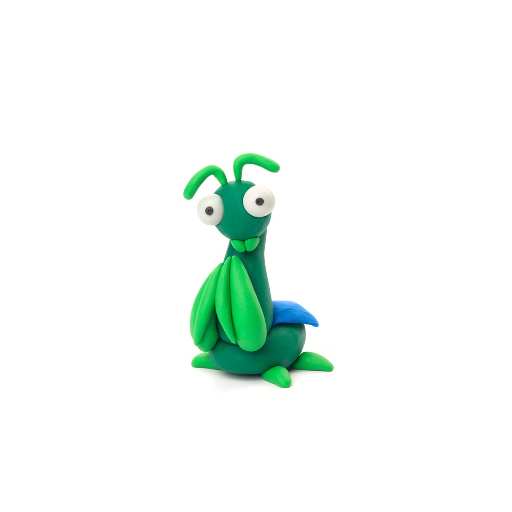 Hey Clay - Modelling Air-Dry Clay with Fun Interactive App - Spider, Mantis, Caterpillar, Series Bugs, 6 cans - Image 4