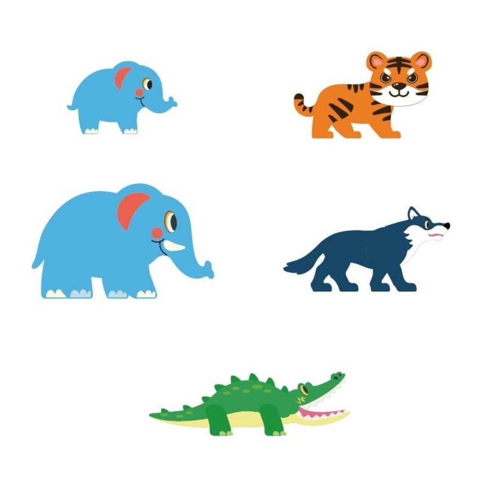 Magnetic Tiles - Jungle Animals Set - 65 Pieces - Image 5