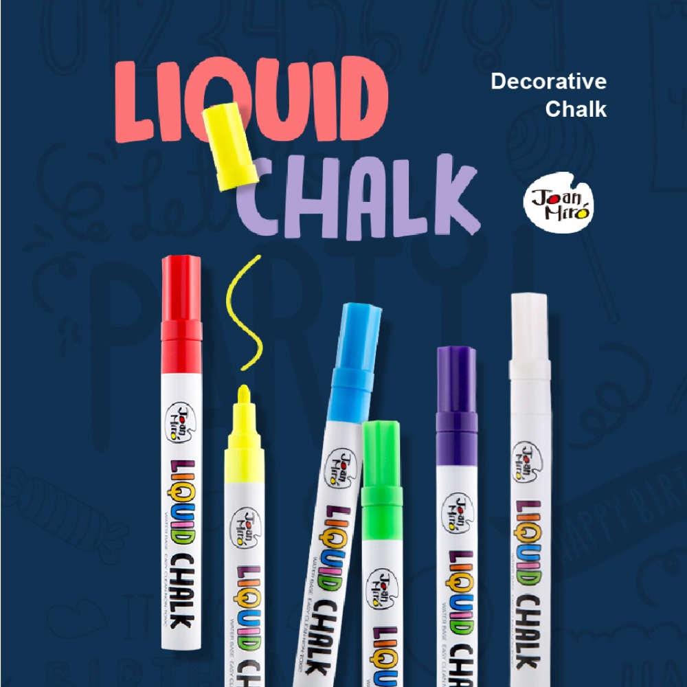 Jar Meló - Liquid Chalk Markers 6 Colours - Image 2
