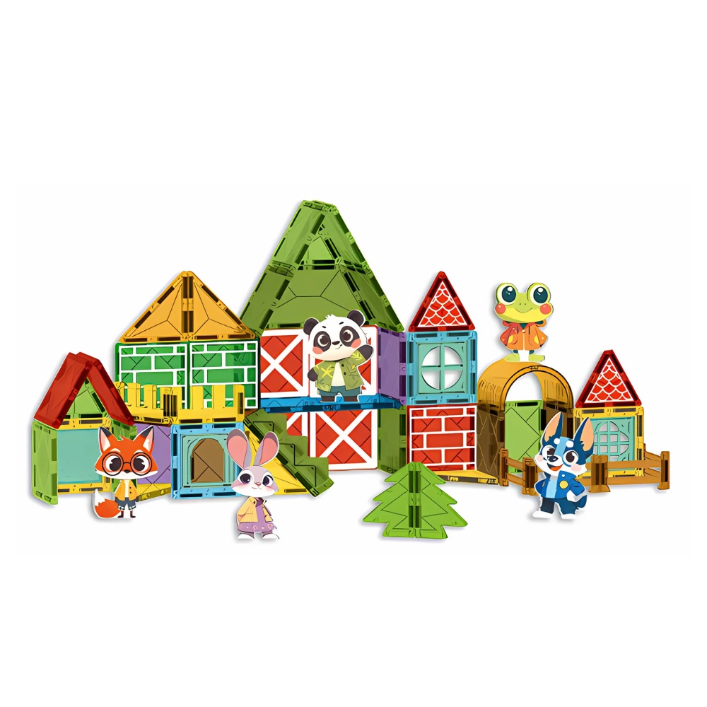 Magnetic Tiles - Cute Animals Set - 30 Pieces - Image 2