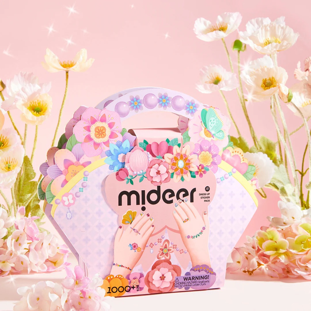Mideer - Nail, Temporary Tattoo & Gem Sticker Pack - Garden Fairy - 1000pcs - Image 6