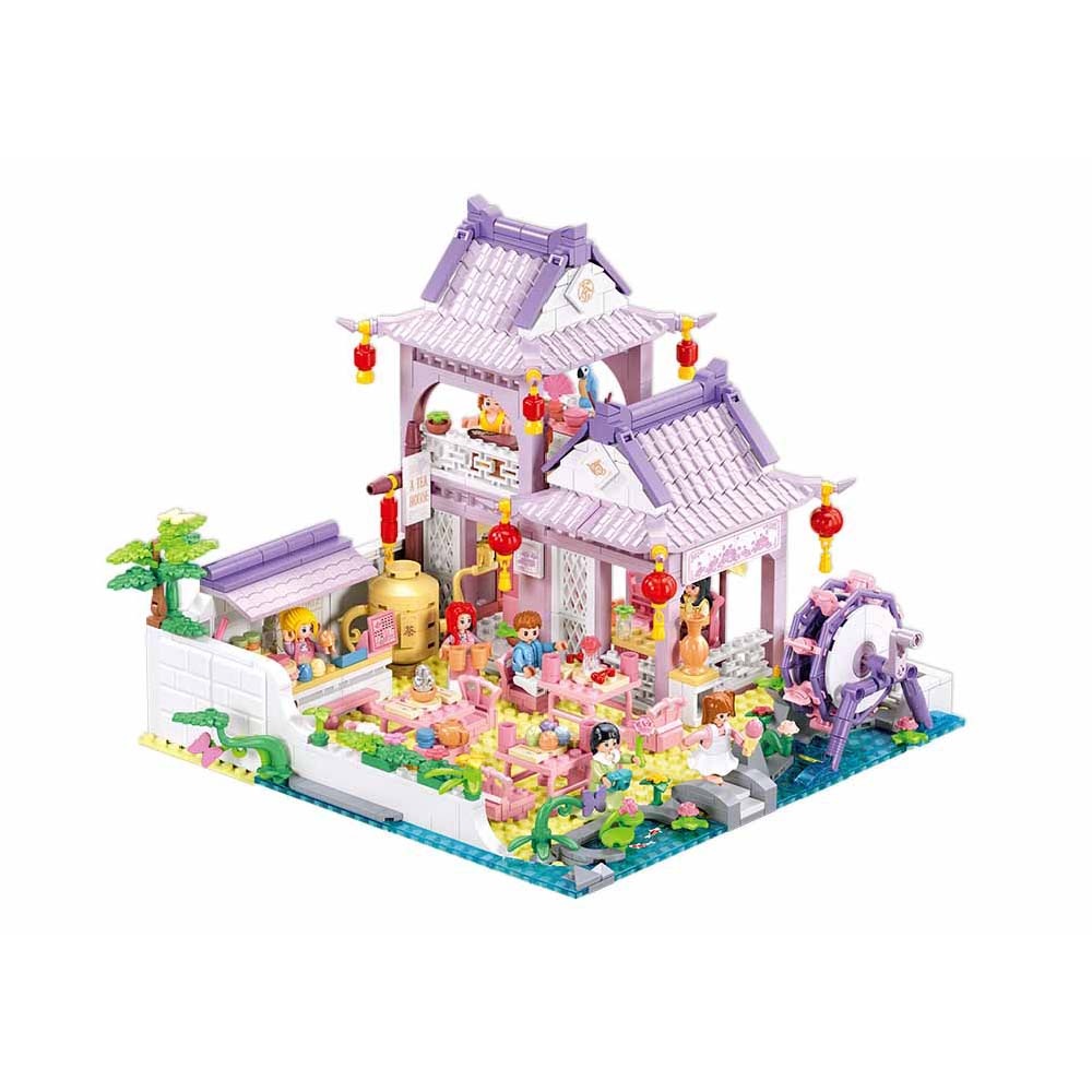 Sluban Building Set: Girls Dream - A Tea House - 987pcs - Image 2