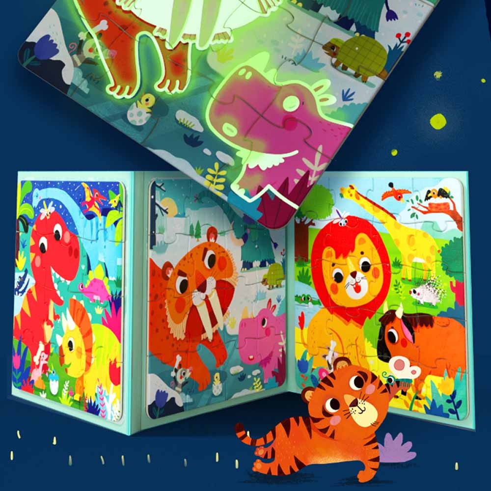 Jar Meló - 3-in-1 Magnetic Glow in the Dark Puzzle for Kids - Image 3