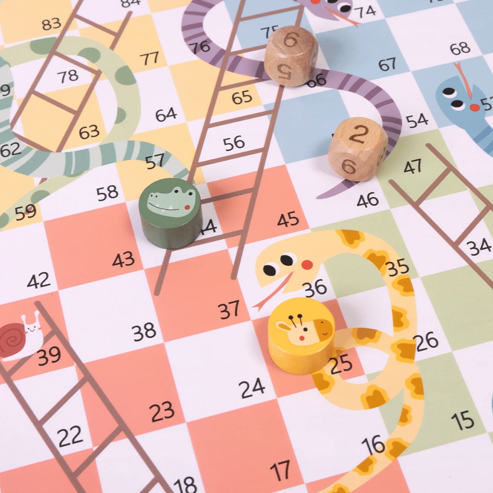 TookyToy - 2-in-1 Games - Ludo and Snakes & Ladders - Image 5