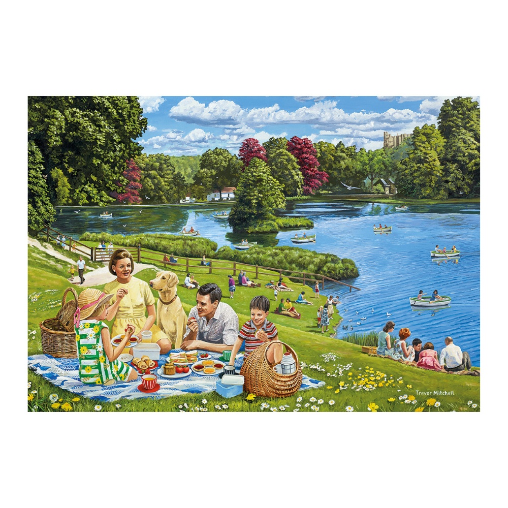 Gibsons - Day out with the Family - 4 x 500 Piece Jigsaw Puzzles - Image 5