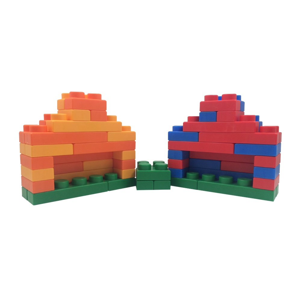 Greenbean - Jumbo Soft Blocks - Basic - 60pcs - Box -** - Image 2