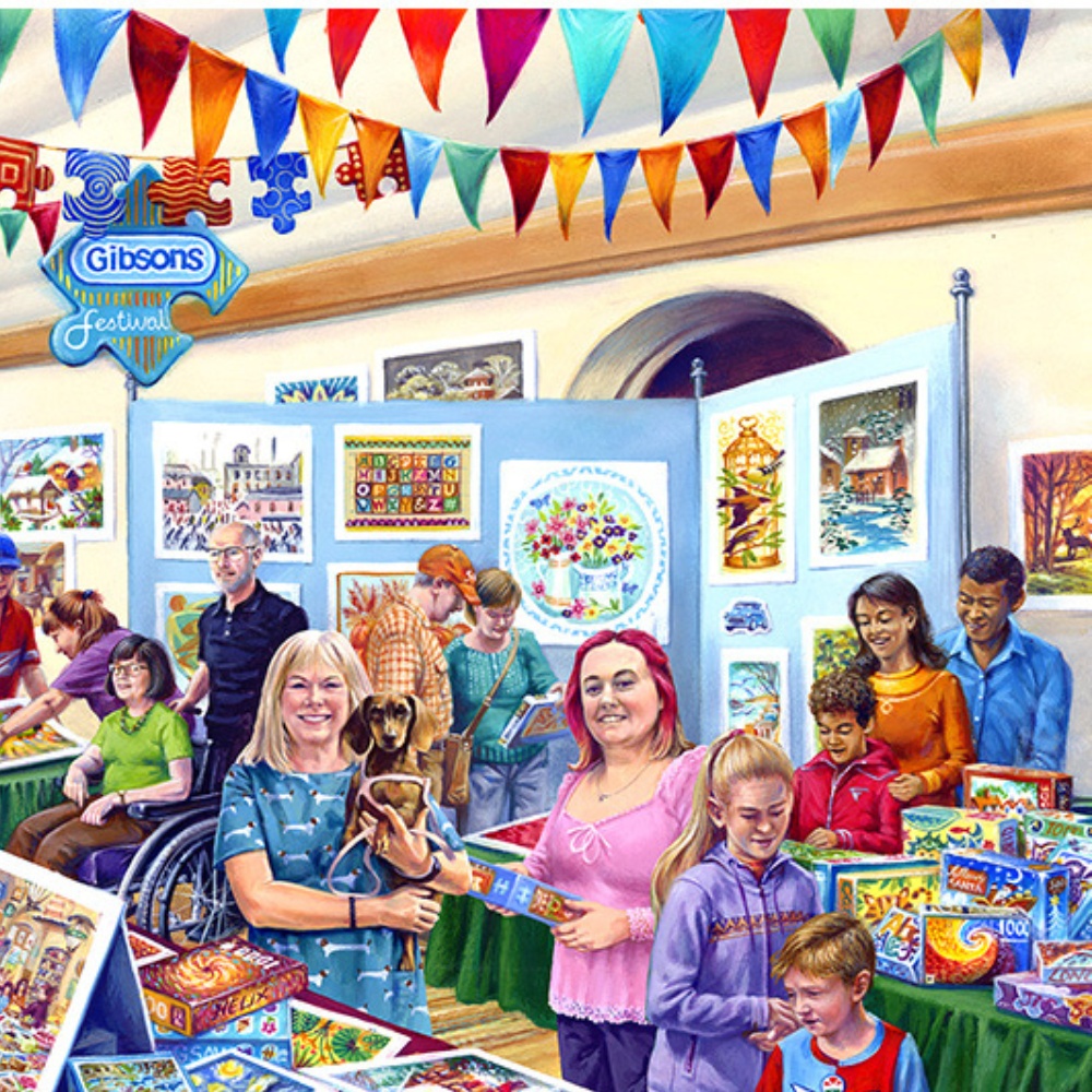 Gibsons - Puzzle Festival - 1000 Piece Jigsaw Puzzle - Image 4