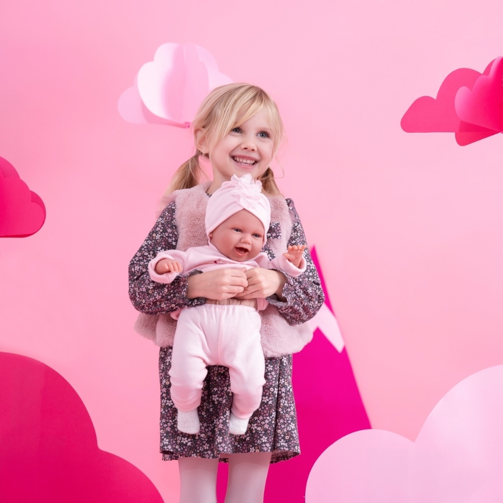 Llorens - Baby Girl Doll with Clothing & Cushion: Mimi - 42cm - Image 6