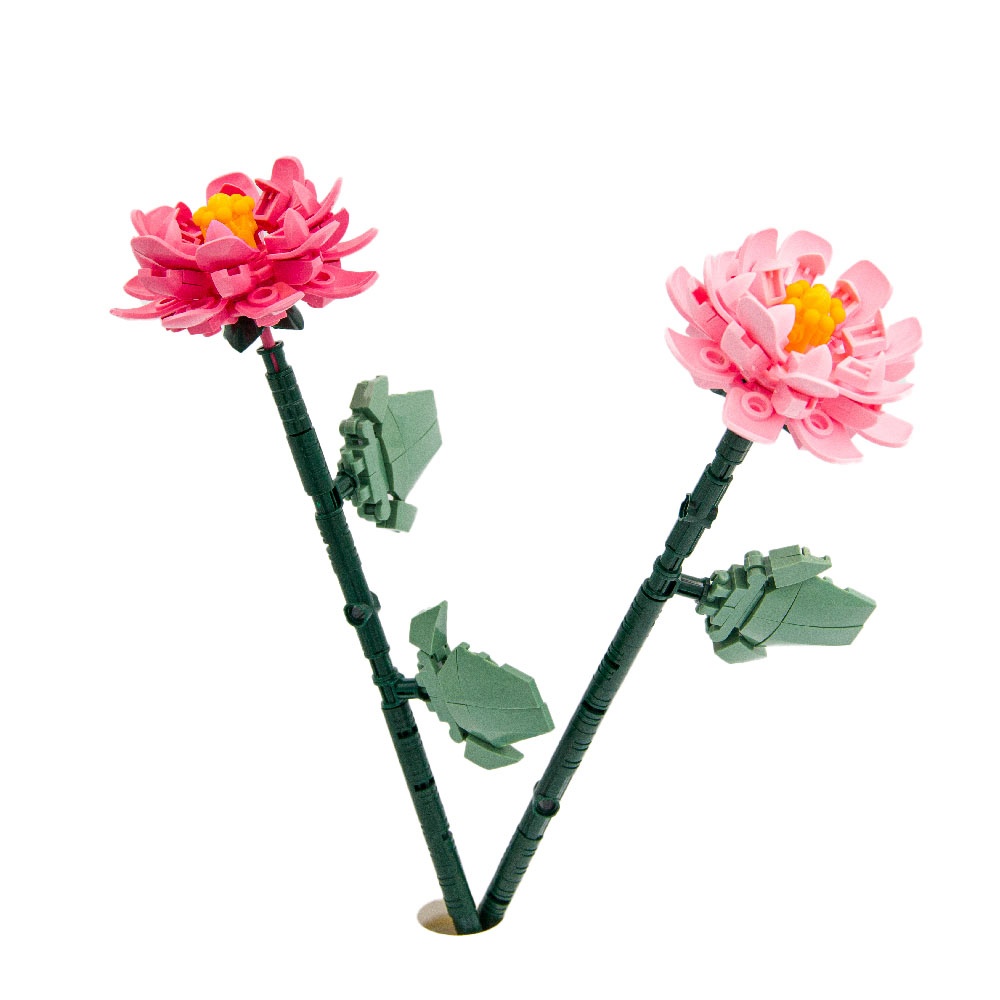 Sluban Building Set: Pleyerid - Flowers - Peonies - 224pcs - Image 4