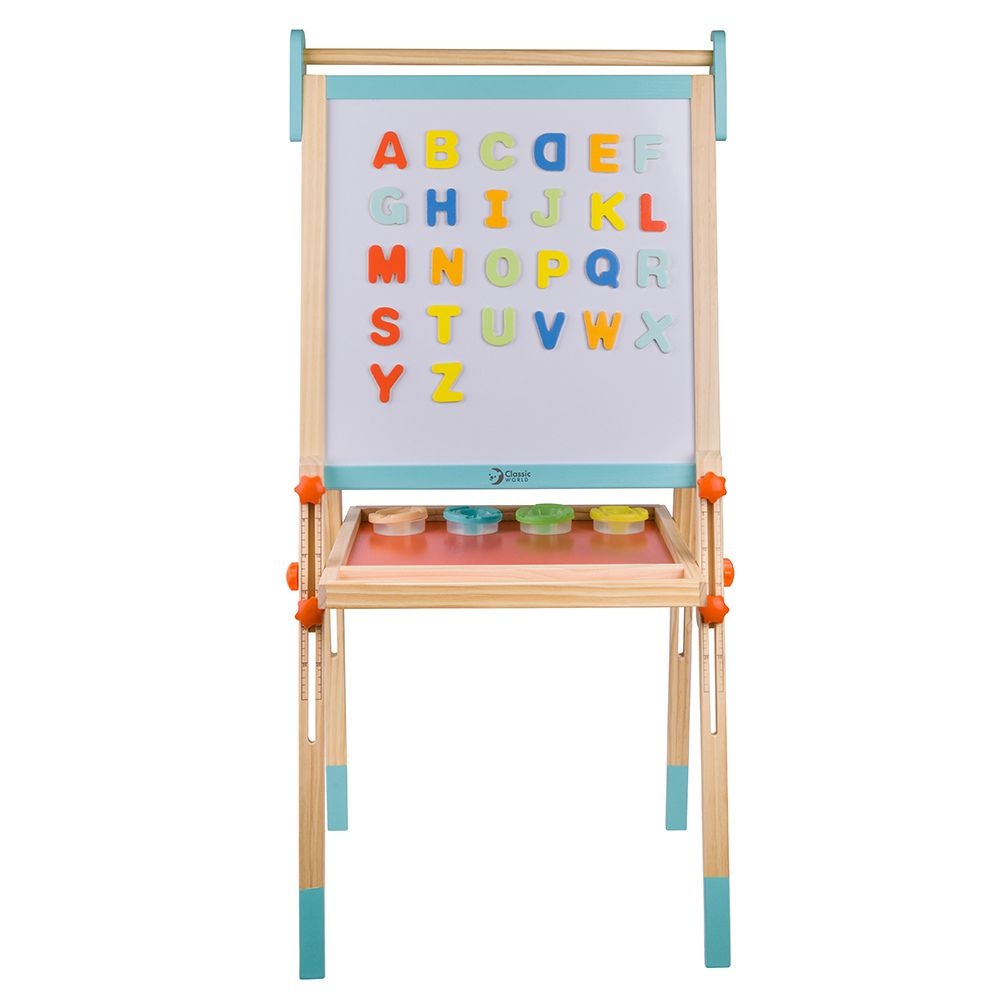 Classic World - Multi-Functional Art Easel & Blackboard - 54 x 45 x 113cm - Image 4