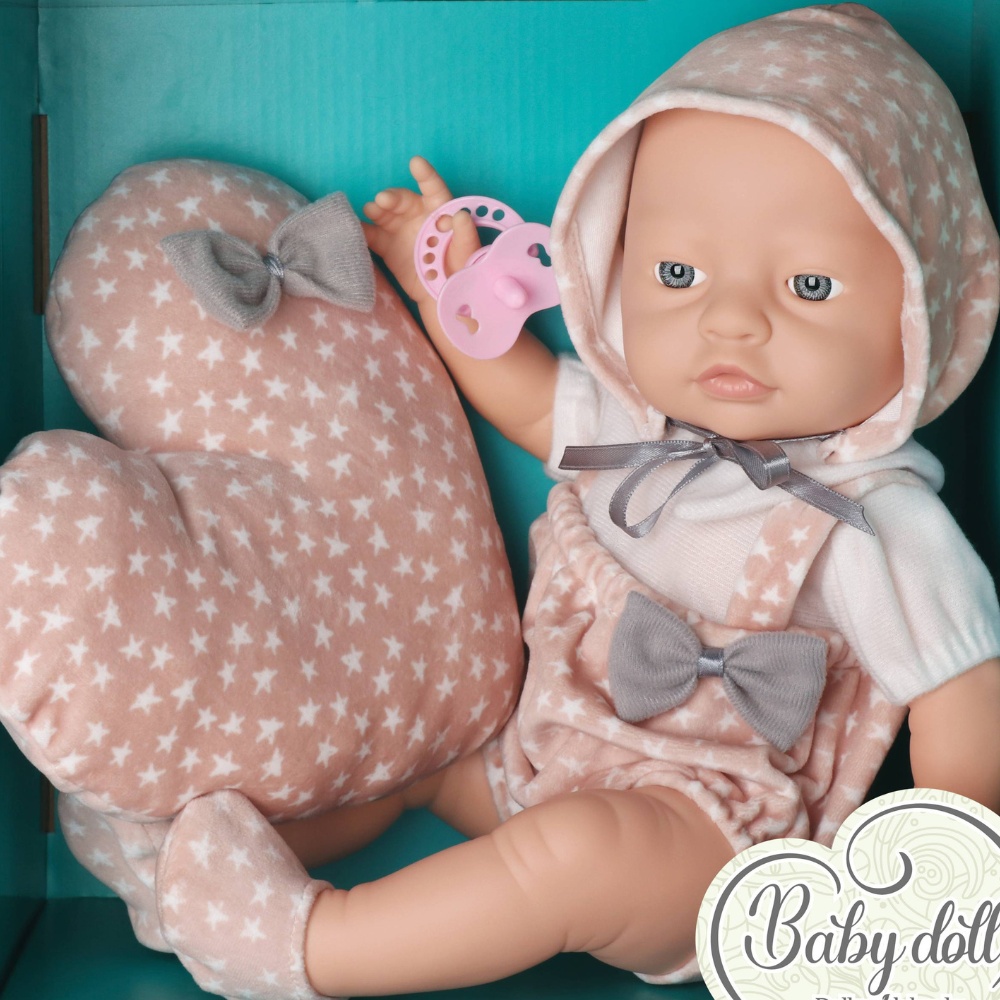 Baby Doll with Clothing & Accessories - Vinyl Body - 40cm - Image 3