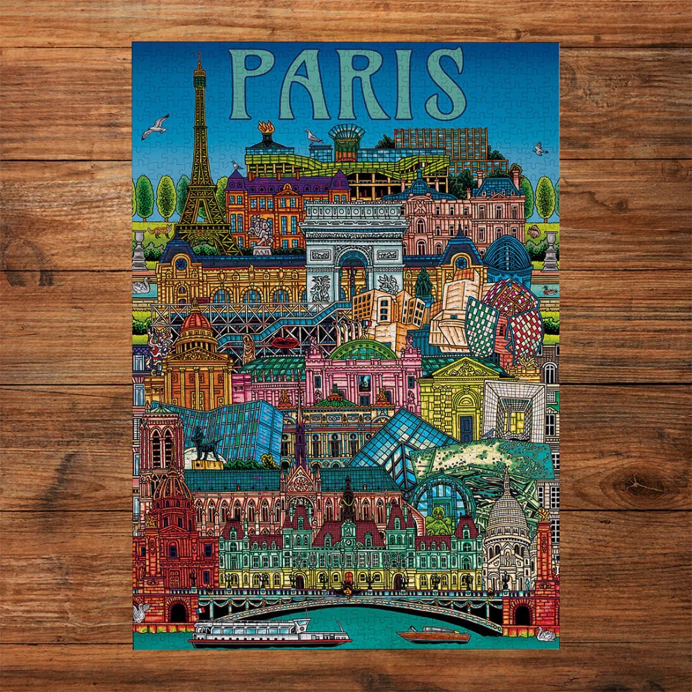 Gibsons - Paris Cityscape - 500 Piece Jigsaw Puzzle - Image 2