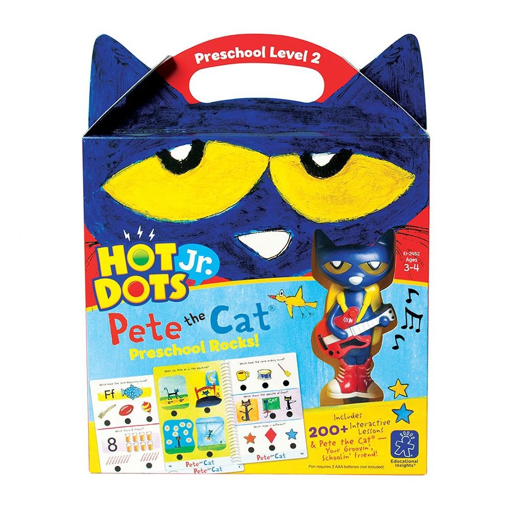 Educational Insights - Hot Dots® Interactive Self-Checking Activity for Kids: Preschool Level 2