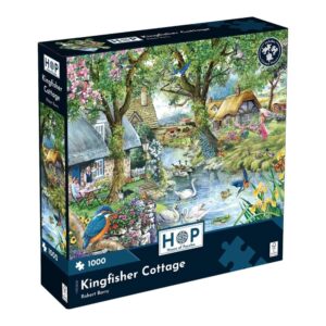 House of Puzzles - Kingfisher Cottage - 1000 Piece Jigsaw Puzzle