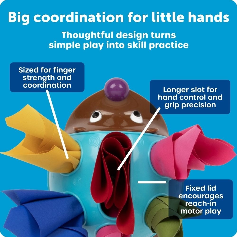 Learning Resources - Spike The Fine Motor Hedgehog® Tissue Pal™ Sensory Toy - Image 4